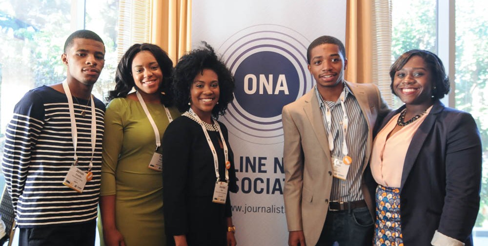 Students from Historically Black Colleges and Universities (HBCU) receive hands-on experience during the ONA Conference, with funding from the John S. and James L. Knight Foundation. Read more about the program.