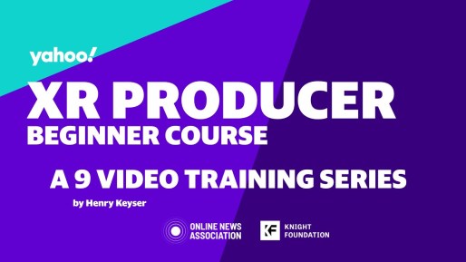 XR Producer A9 Training Series