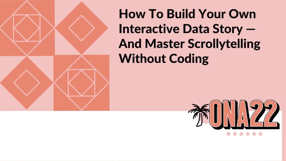 How To Build Your Own Interactive Data Story - And Master Scrollytelling Without Coding